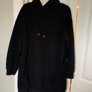 Oversized black hoodie